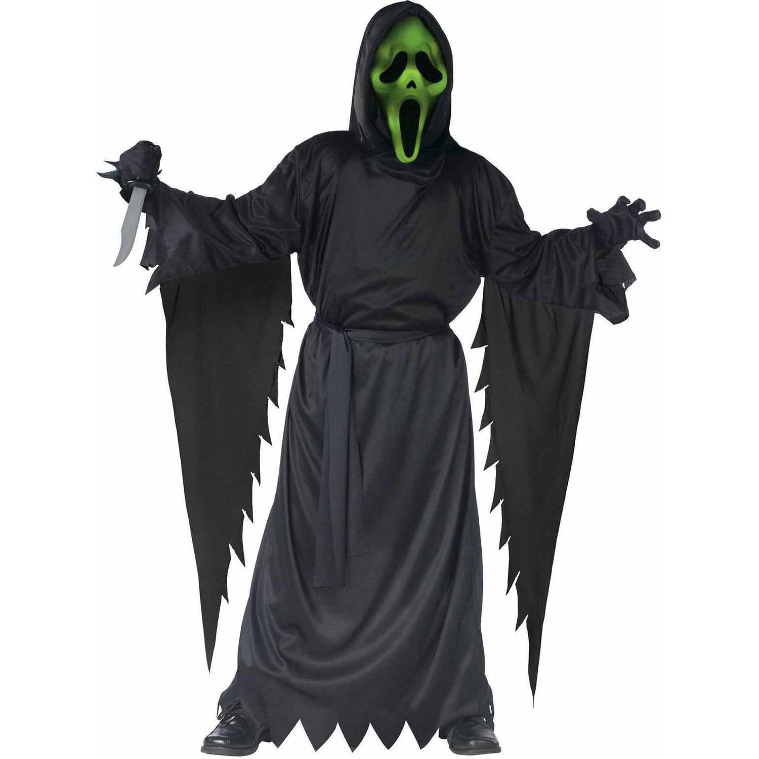 Scream Lite-Up Ghost Face Boys' Child Halloween Costume - Walmart.com