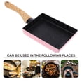 thumbnail image 1 of ORDDIART 1Pc Nonstick Frying Pan with Ergonomic Bakelite Handle Aluminum Alloy Black Kitchen Cookware, 1 of 4