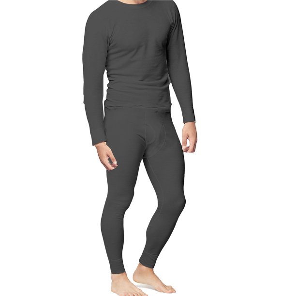 Place & Street Place and Street Mens 2pc Thermal Underwear Set Cotton
