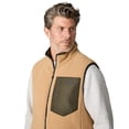 thumbnail image 7 of Free Country Men's Atlas II Quilted Reversible Sherpa Vest Olive M, 7 of 7