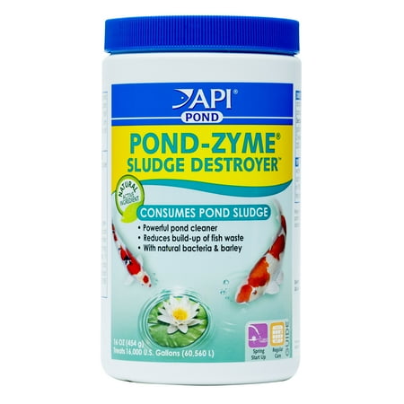 API Pond-Zyme Sludge Destroyer, Pond Water With Barley, 1