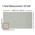 thumbnail image 3 of Homewish Modern Abstract Geometric Fabric by the Yard 1 Yard,Minimalism Grid Checkered Home Decor Fabric by the Yard,Green White Plaid Sewing Fabric For Teens,Luxury Bedroom Decor, 3 of 6