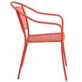 thumbnail image 5 of Flash Furniture Commercial Grade Coral Indoor-Outdoor Steel Patio Arm Chair with Round Back, 5 of 6