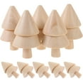 thumbnail image 6 of Raindrops 10Pcs Wood Trees for Decoration Unfinished Ornaments for DIY and Painting Rustic Style, 6 of 8