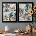 thumbnail image 4 of 2 Piece Set Topaz Garden I Premium Framed Canvas - Ready to Hang - 22.5 x 30.5 Each - Black Frame, 4 of 8