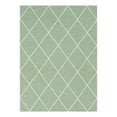 thumbnail image 3 of Unique Loom Decatur Collection Area Rug - Diamond (7' 5" x 10' Rectangle Green/Ivory), 3 of 7
