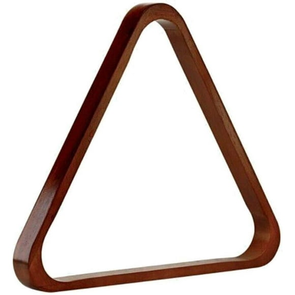 HAHADAXA Porte-Balles de Billard en Bois Porte-Triangles pour 8 Balles Support de Porte-Triangles de Piscine Convient aux Balles de 2-1/4 Pouces Accessoire de Sport