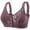 Bras for Women Purple, variant on Womens Front Closure Bras, Daisy Bras for Women Plus Size Bras Front Closing Bras No Underwire Full Coverage Bralettes Everyday Wear Bras 36-52