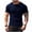 Navy, variant on biudgviw Men's Muscle T-Shirt Summer Textured Short Sleeve Athletic Shirts Casual Stylish Crewneck Slim Fit Tops for Gym Workout