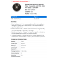 thumbnail image 2 of Smooth Pulley Accessory Belt Idler Pulley - Compatible with 1998 - 2006 Ford Taurus 3.0L V6 OHV 1999 2000 2001 2002 2003 2004 2005, 2 of 2