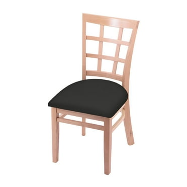 Holland Bar Stool 3130 18" Chair with Natural Finish and Canter Iron Seat