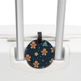 thumbnail image 3 of Christmas Gingerbread Man 2pcs PU Leather Round Bag Tags Suitcase Handbag Tags with Privacy Cover and Name ID Tag for Travel Luggage, Handbags, Backpacks, School Bags, 3 of 6