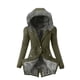 thumbnail image 2 of Abrigo con forro para damas Chaqueta larga gruesa y cálida de invierno para mujer Abrigo con capucha Fridja BV0+5637, 2 of 4