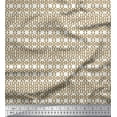 thumbnail image 1 of Soimoi Japan Crepe Satin Fabric Traditional Kilim Printed Fabric 1 Yard 42 Inch Wide, 1 of 1