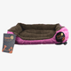 thumbnail image 1 of Cama para Perro Chica, Resistente, Confortable, con Relleno Suave Rosa Claro / Café Nanchoice Cama Chica, 1 of 2