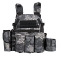 thumbnail image 1 of Molle Wistcoat Gear Vest Nylon Ajustable para El Deporte Campamento, 1 of 9