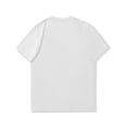 thumbnail image 2 of Men'S Summer Casual Crew Neck T-Shirt with Pi Pattern, 100% Cotton Knit Fabric, Slight Stretch, Regular Fit, Solid Color, 220g/m² - Perfect for Adult, 2 of 6