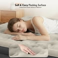 thumbnail image 4 of Honeydrill Twin Size 15" Air Mattress with Headboard, Airbed Inflatable Couch with Pump, 4 of 6