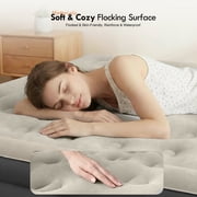 Honeydrill King Size 9 Air Mattress with Headboard, Air Couch Sofa Bed