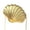 Gold, variant on Women's Acrylic Evening Bag Shell Shape Clutches Purses Handbag with Chain Strap