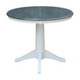thumbnail image 5 of International Concepts 36" Round Table With 12" Leaf-Dining Height, 5 of 9