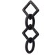 thumbnail image 2 of Cadena de Decorativa Decor Tabletop perfecl Bohemian Hook Rústica negro, 2 of 8