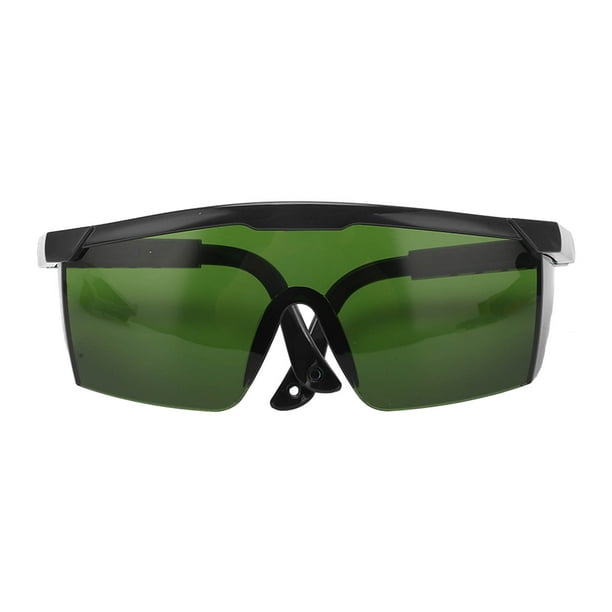 Gafas de soldadura con arco de argón, patas extensibles, resistentes a impactos, gran protección, gafas de soldadura a prueba de rayos UV, color verde claro IR3.0