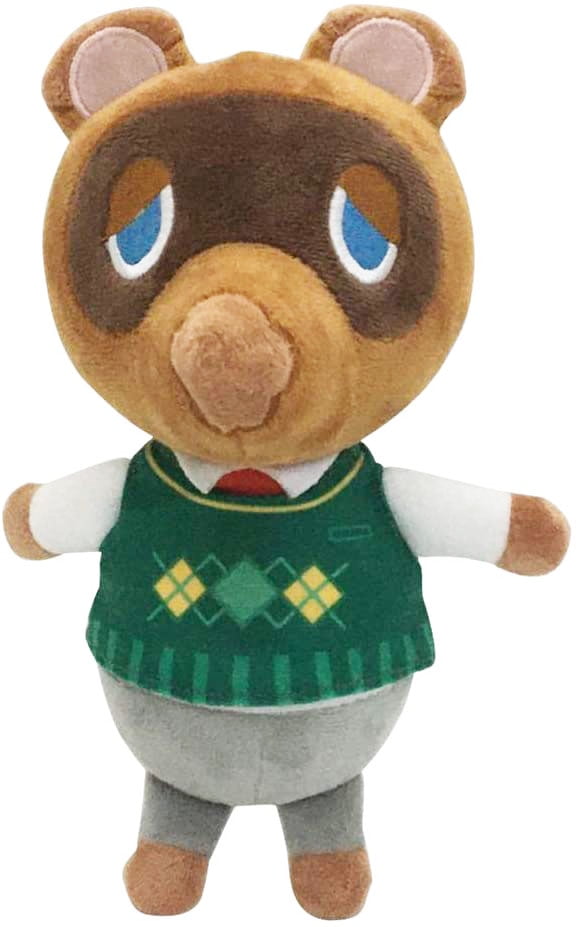 8" Tom Nook/ Tanukichi New Leaf Plush Toy Sanei Animal Crossing 