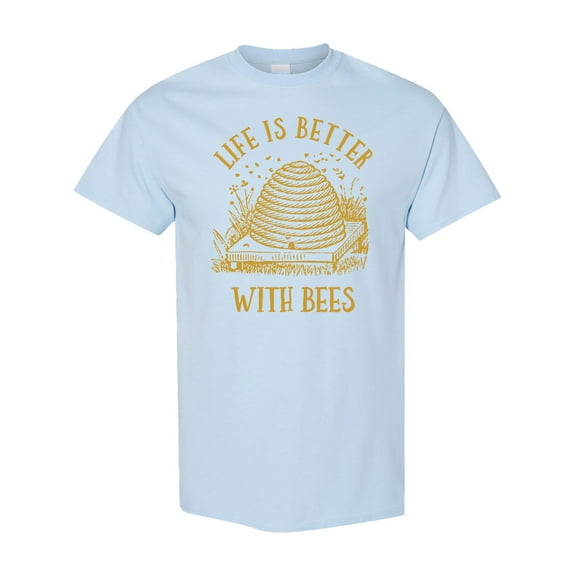 Inktastic Life's Better with Bees T-Shirt