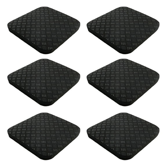 KGOTA 6Pcs Silicone Treadmill Mats Anti Vibration Pads Noise Reduction Gym Accessories