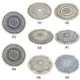 thumbnail image 4 of Big Save!8 Colors Retro Round Carpet Bedroom Boho Style Cotton Rug National Classic Round Floor Mats, 4 of 4
