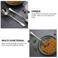 thumbnail image 3 of Stainless Steel Spaghetti Pasta Server: Long Handle Pasta Fork Heat Resistant Noodle Spoon Ladle Spaghetti Strainer Metal Kitchen Utensil, 3 of 5