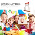 thumbnail image 5 of HAKIDZEL 1Set Birthday Decorative Hats Cake Shaped Non Woven Fabric Party Headwear Celebration, 5 of 8
