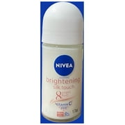 Nivea deodorant for women brightening Silk touch Roll-On 0 Alcohol 48h Protection 50 ML