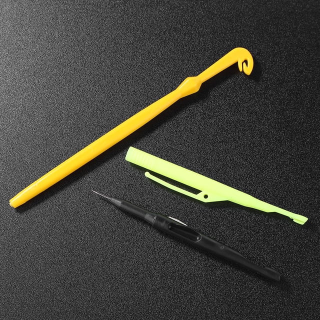 Pesca Kit de herramientas para atar nudos de aparejos de pesca, Extractor de anzuelos, recogedor de nudos Ehuebsd Para Estrenar