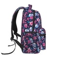 thumbnail image 4 of Haiem funny Skull daisy flower Printed School Backpack,Casual Travel Lightweight Backpack,Durable Comfortable Multifunctional Backpack,Laptop Backpack, 4 of 5