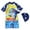 Dark Blue, variant on Gerichy Boys Swim Set, 2T 3T 4T 5T Swimsuit Boys Children Boys Swimsuit Cartoon Baby Toddler Quick Drying Surf Clothing Sunscreen Swim Cap Suit