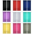 thumbnail image 2 of 2 Pack Fully Stitched Sheer Window Curtain Panel Drapes 63" 84" 95" 108" 120"L, 2 of 2
