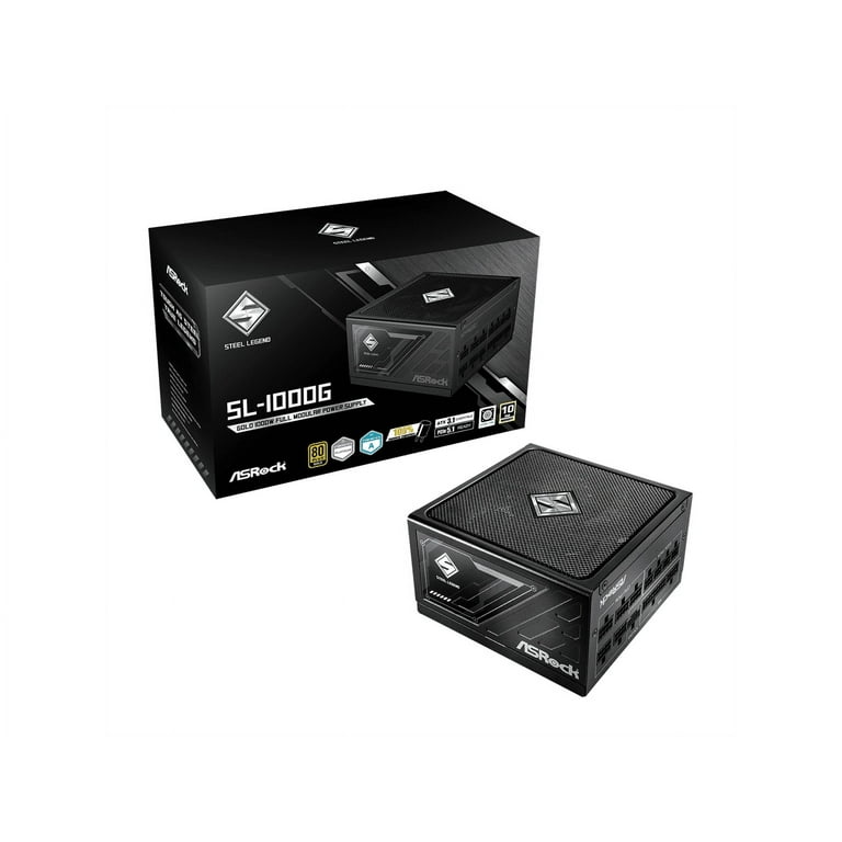 ASRock SL-1000G 1000W 電源ユニット ASRock SL-1000G 1000W ATX3.1 PCIe5.1 Gold Certified Fully Modular