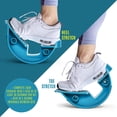 thumbnail image 5 of Yes4All Foot Rocker Calf Stretcher – for Flexibility, Mobility and Range of Motion Improvement (Teal, Plastic, Unilateral), 5 of 7