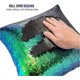 thumbnail image 3 of Reversible Sequin Pillow Case Decorative Mermaid Pillow Cover Color Changing Cushion Throw Cover, 3 of 4
