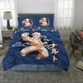 thumbnail image 2 of Naruto Kids 5 Piece Blue Reversible Comforter, Bed in a Bag, Full, 2 of 8