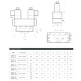 thumbnail image 4 of V válvula solenoide de 5 vías de estructura compacta confiable para aplicaciones industriales para ingenieros, 4 of 8