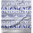 thumbnail image 1 of Soimoi Crepe Silk Fabric Cat,Pyramids & Wings Egyptian Print Fabric by Yard 42 Inch Wide, 1 of 1