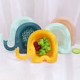 thumbnail image 4 of SSBSM Drain Basket Multifunctional High Capacity Easy to Clean Elephant Shape Fruits Vegetables Draining And Storing Basket for Home, 4 of 8