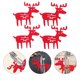 thumbnail image 3 of GOOHOCHY Juego de 4 estuches para cubiertos navideños, incluye cortadores, tenedores y otros artículos para la mesa., 3 of 7