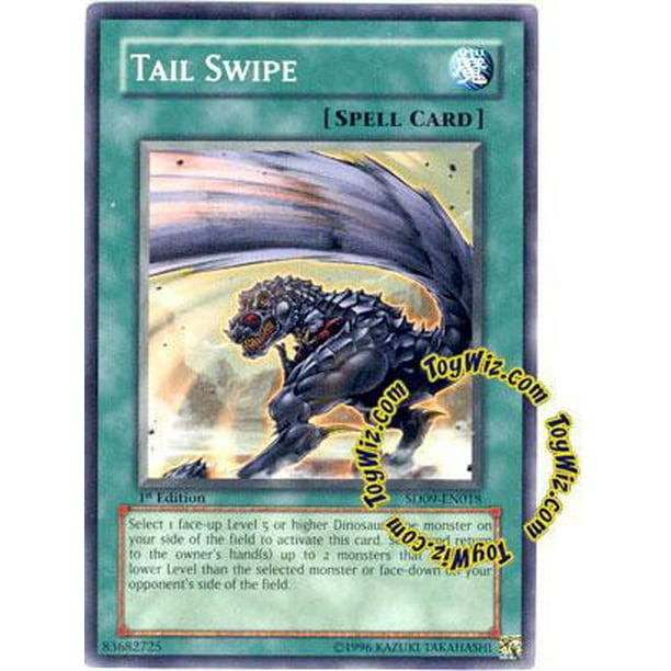 Yugioh Structure Deck Dinosaur S Rage Tail Swipe Sd09 En018 Walmart Com Walmart Com