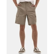Men's & Big Men's Twill Long Cargo Shorts, 9 in Inseam, Sizes XS-5XL