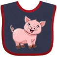thumbnail image 3 of Inktastic Cute Pig Boys or Girls Baby Bib, 3 of 4