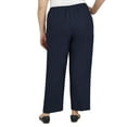 thumbnail image 5 of Alfred Dunner Women's Plus Size Solid Elastic Waist Pants, 5 of 6